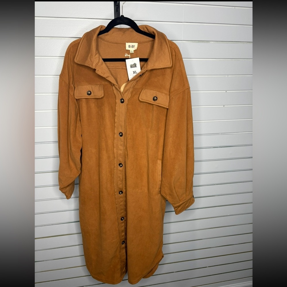 BiBi Tan Trench Coat - Picture 2 of 3